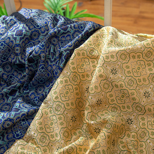 四合如意锦宋锦织锦缎汉服