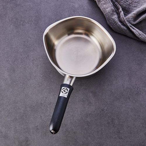 日本原装进口哑光单柄锅牛奶锅