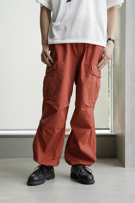 【5折】Universal Products 口袋工装长裤（红色）| triplemajor