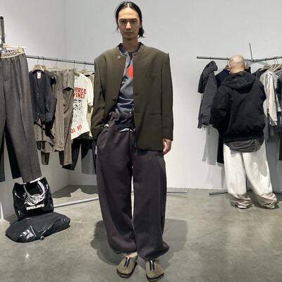 Magliano双面穿多层拼接西装外套
