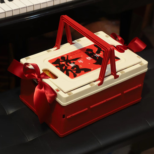 新年礼盒包装盒饼干坚果年货特产熟食马过年春节中式烘焙礼品盒