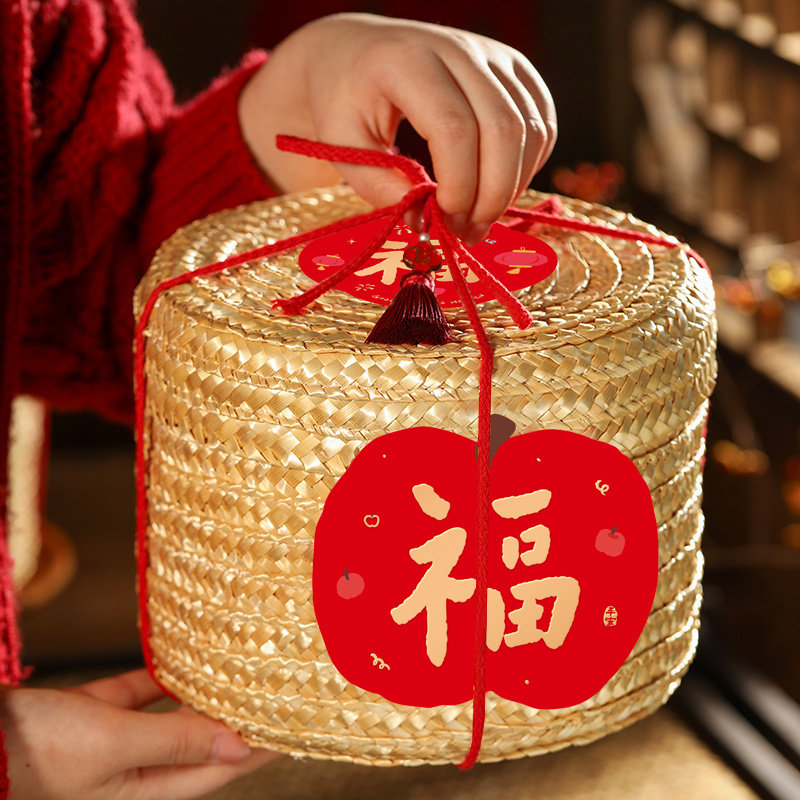 马年货春节年会伴手礼盒2026新年礼盒包装烘焙糖果饼干坚果年货