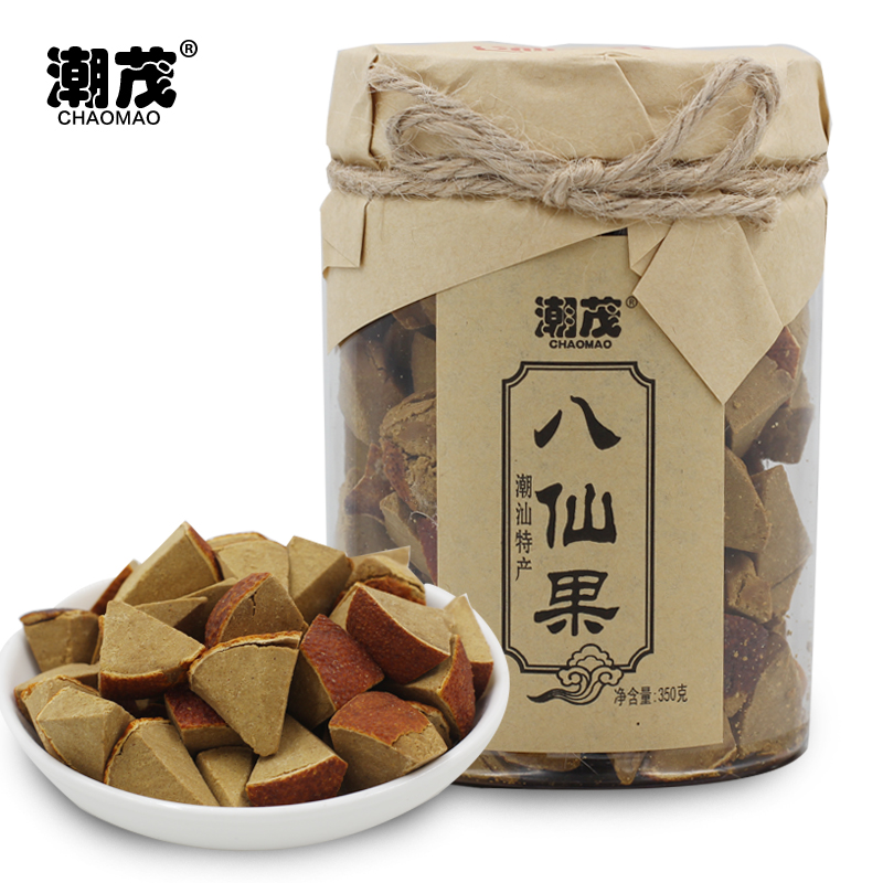 八仙果 潮州潮汕特产 潮茂瓶装 白柚子参化州橘红 陈皮八珍果润喉