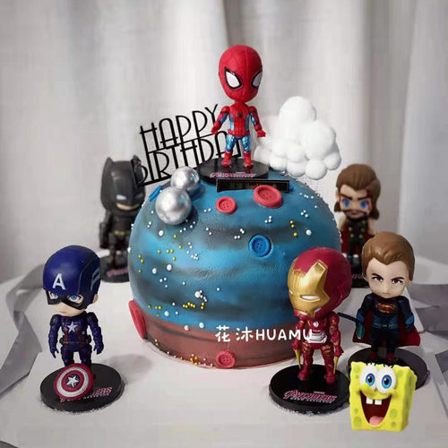 复仇者联盟美国队长钢铁蛋糕