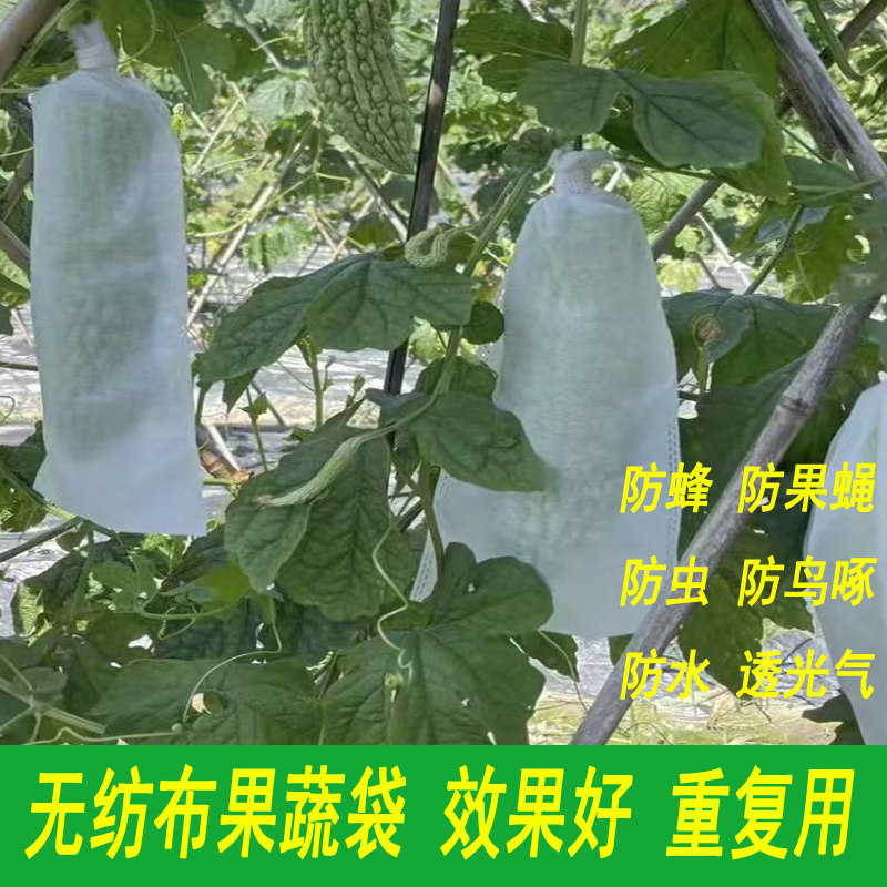 无纺布防虫袋防鸟防果蝇防蜂丝瓜苦瓜青瓜羊角蜜葡萄水果蔬菜套袋