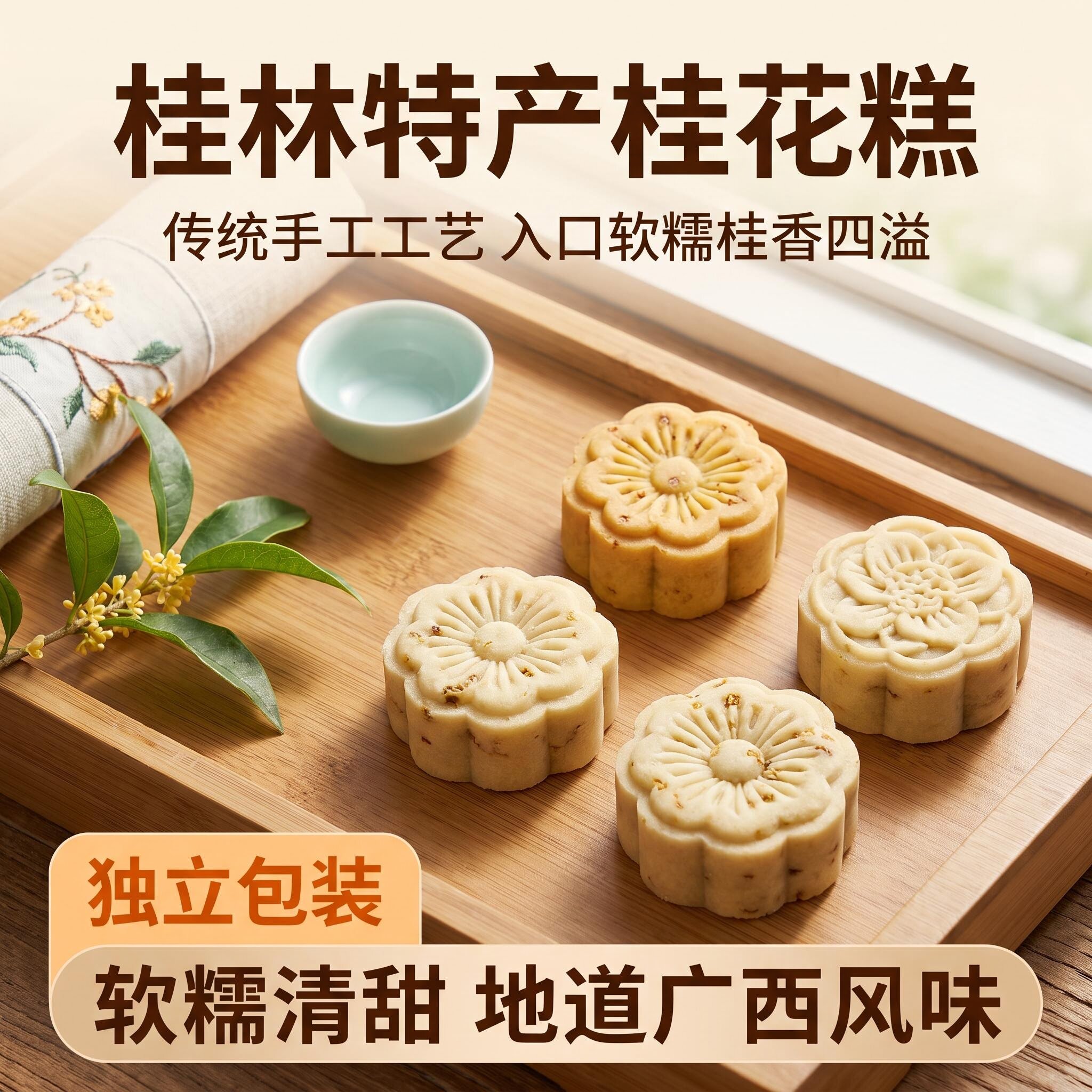 桂林金顺昌独立包装桂花糕530克