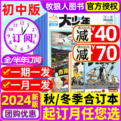 大少年杂志2024年全年订阅