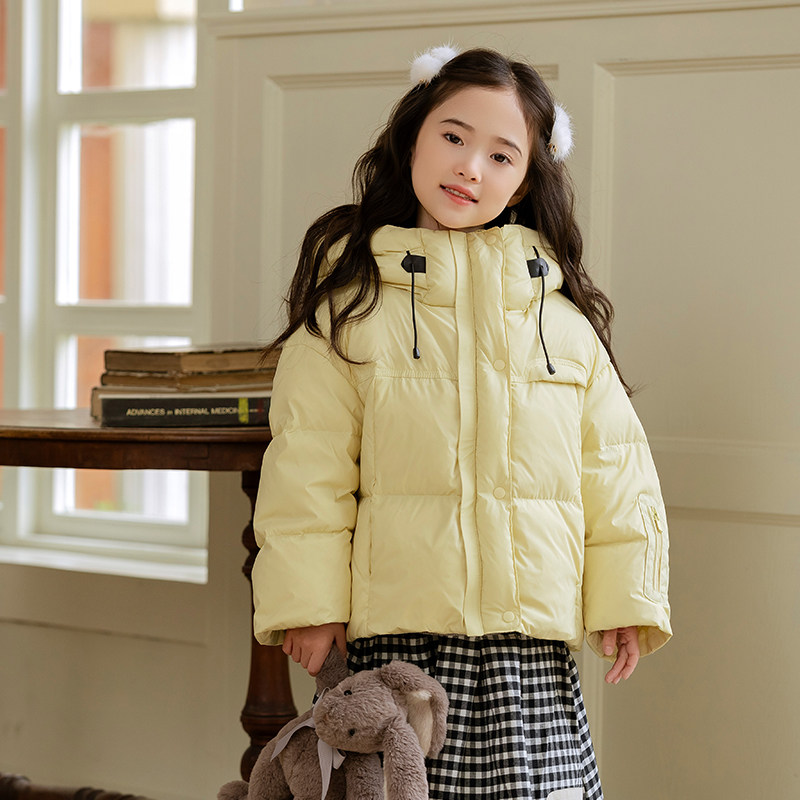 三防科技免洗男童白鸭绒羽绒服