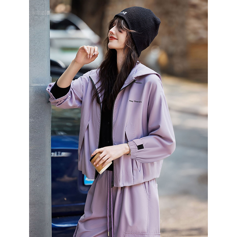 苏醒的乐园户外休闲连帽夹克外套