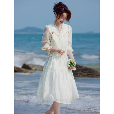 苏醒的乐园时尚气质连衣裙SXL25080