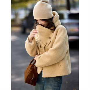 时尚气质羽绒服2024年冬季新款女简约大气加厚街头温柔休闲外套