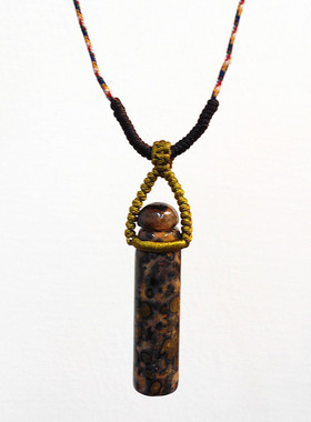 玫瑰石香氛精油瓶项链