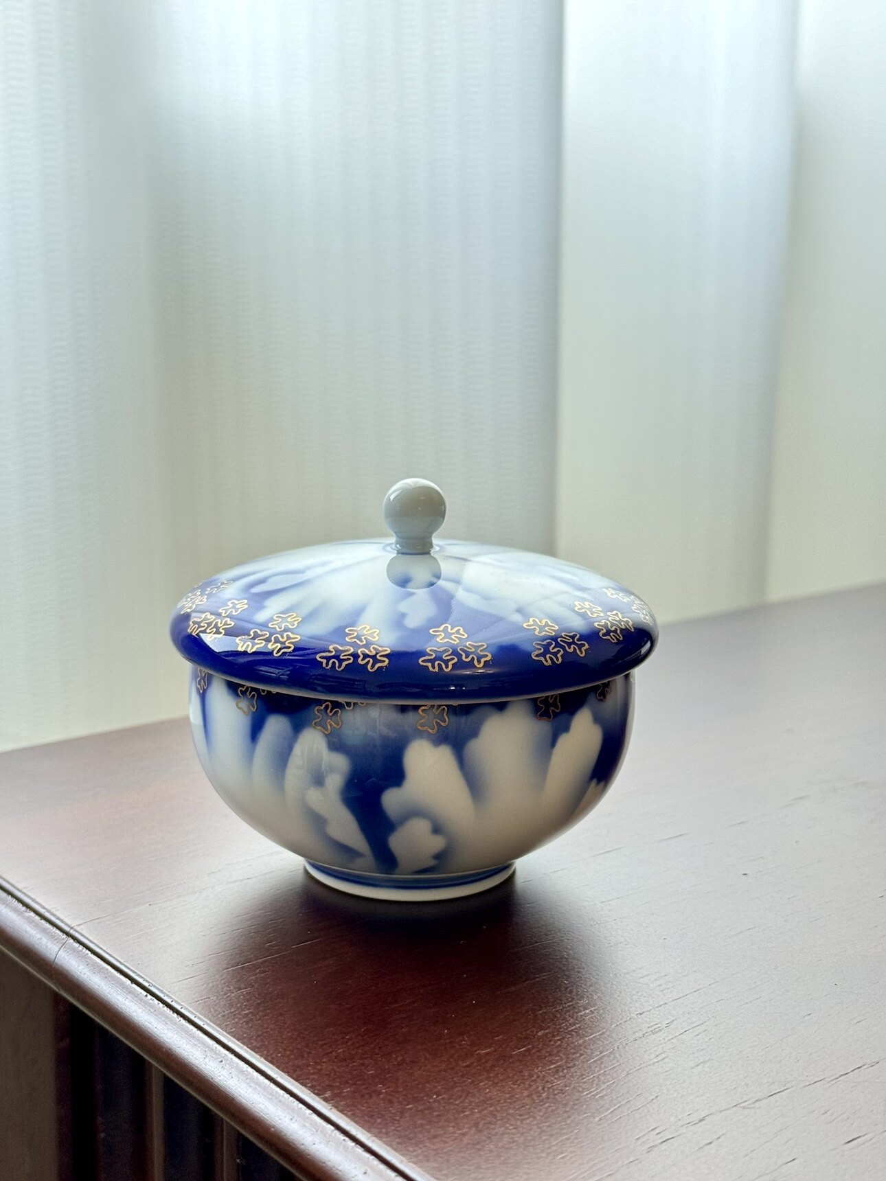 日本直采深川制盖杯主人杯茶杯日式茶道茶杯陶瓷茶具