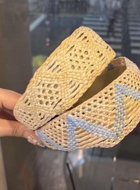 563005韩国东大门Baket手工编织新款时尚百搭发箍发饰