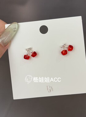 591622韩国东大门papa新款时尚气质甜美珍珠星星耳钉