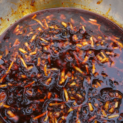 贵州红油辣子折耳根油辣椒鱼腥草