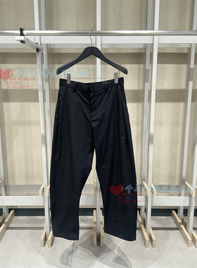 速发 CR0QUIS/速写正品2026夏休闲百搭9Q4E12190弯刀休闲裤 1395