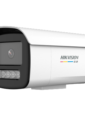 海康威视800万2.0臻全彩夜视筒型POE网络摄像机DS-2CD3T87SWDV2-L