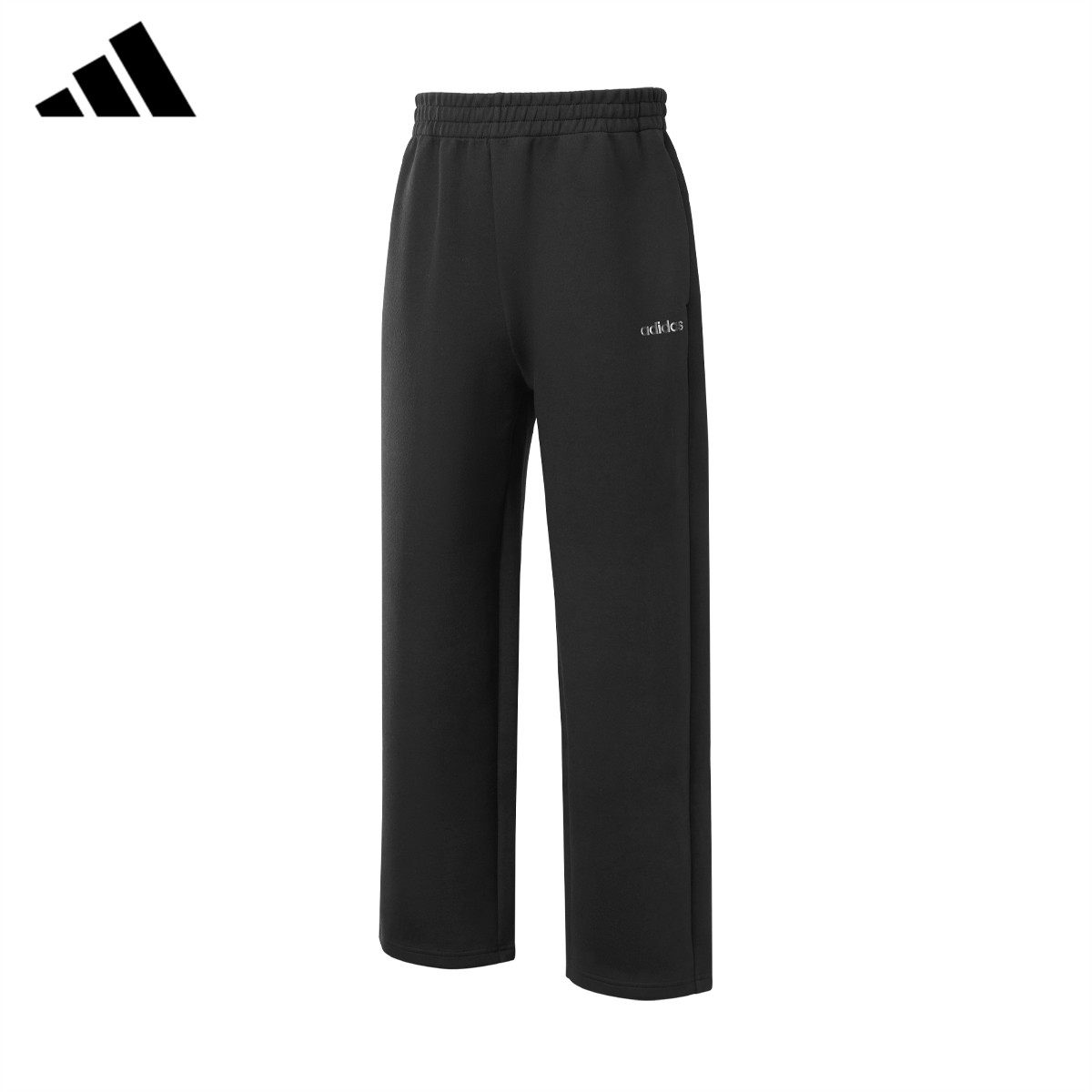 adidas阿迪达斯男裤官方正品新款休闲运动梭织直筒宽松长裤KU5346
