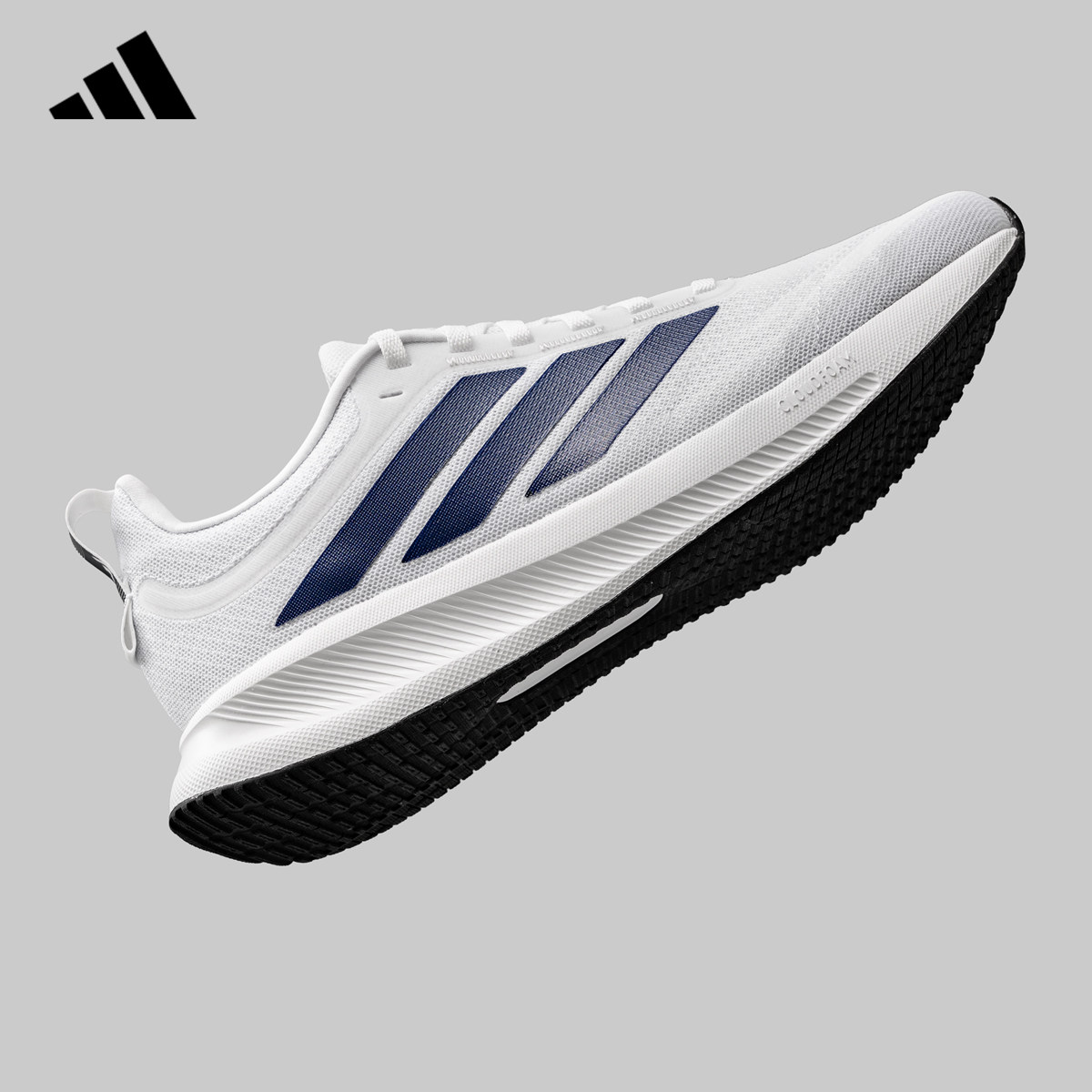 adidas阿迪达斯男鞋官方正品新款网面透气休闲轻运动跑步鞋KK3422