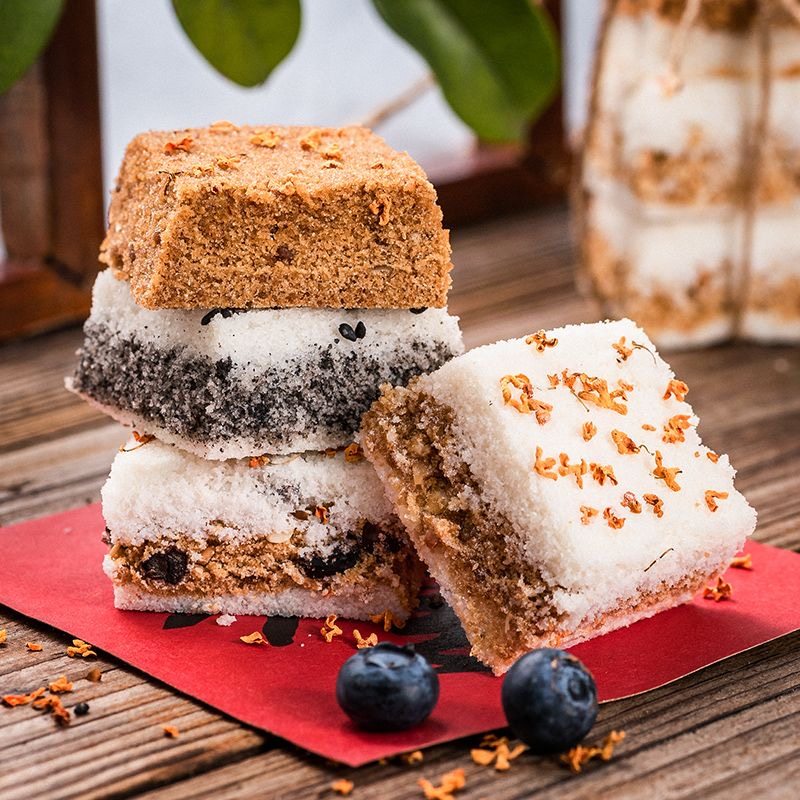 桂花糕温州特产传统手工糕点小吃休闲零食食品怀旧糕点无添加