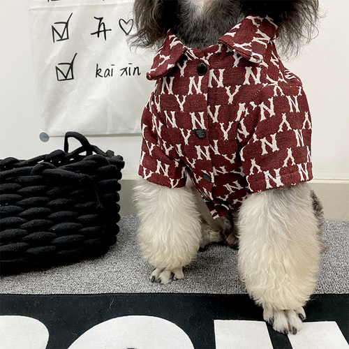 狗狗ins可爱潮流四角连体裤