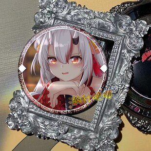 Hololive 百鬼绫目 白上吹雪 周边吧唧胸章徽章镭射款动漫挂件