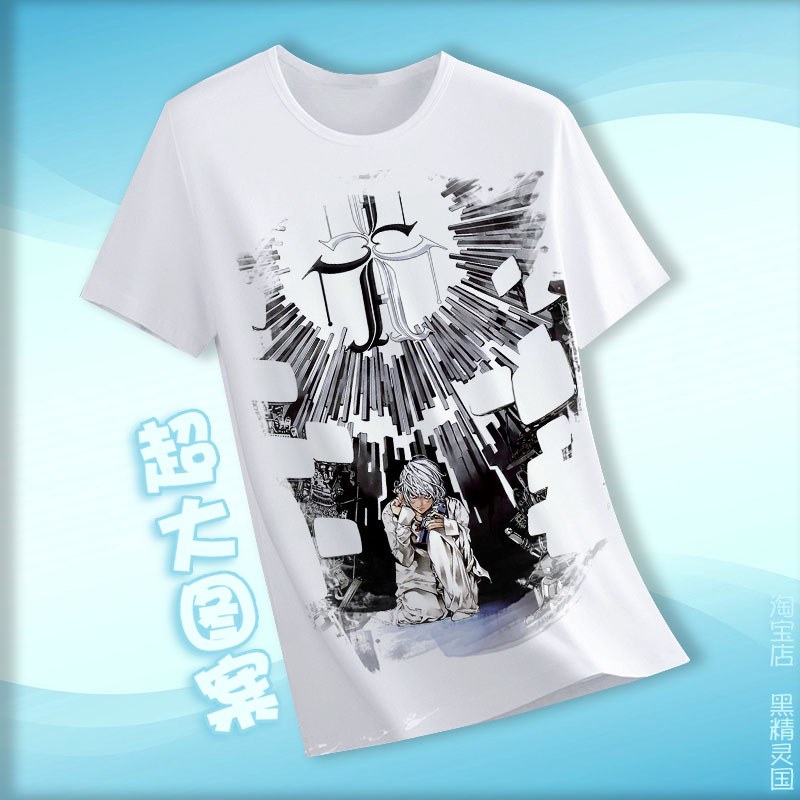 死亡笔记 夜神月 L 周边短袖T恤衣服装体恤半袖动漫同款
