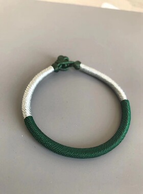 补木补金五行绳手链缺金缺木佩戴