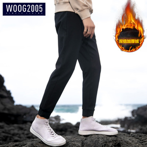 115元包邮 WOOG2005 Ｗ-XT1170J10 男士加绒休闲裤