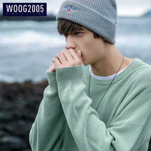 WOOG2005纯棉宽松毛衣