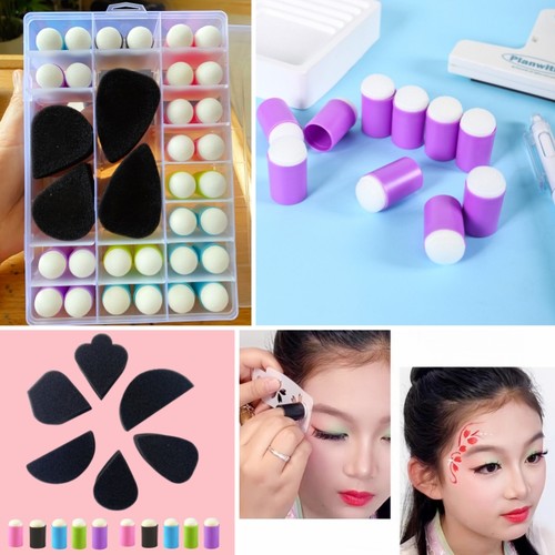 人体彩绘印泥晕染工具涂抹上色