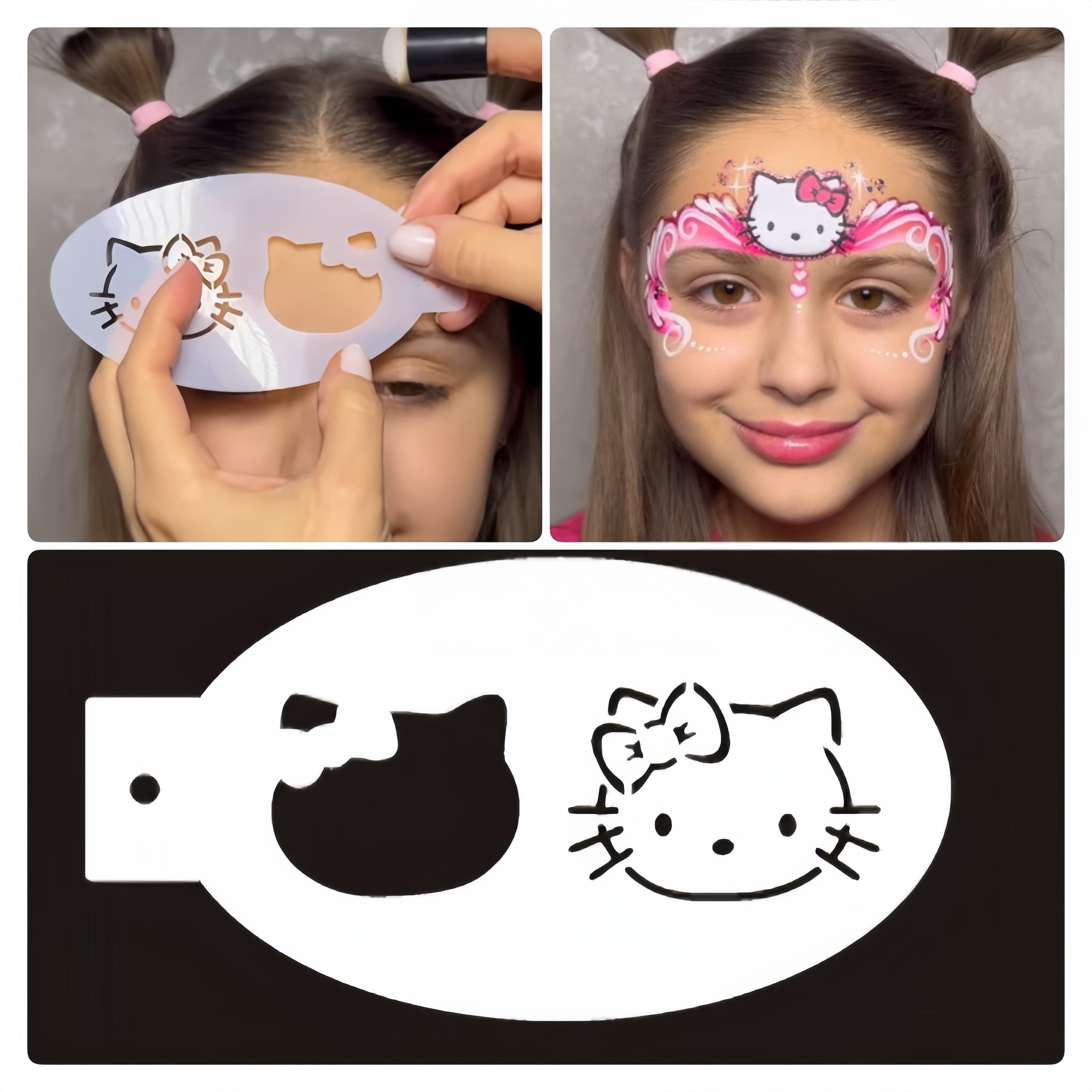 彩绘模板hellokitty凯蒂猫