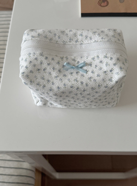 原创小众设计碎花化妆包女大容量旅行洗漱包化妆品收纳袋