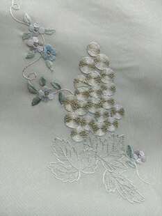 真丝欧根纱  大花  盘金绣   整卷 选花 定制绣花   小样专用链接