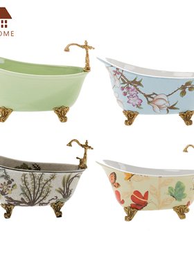 古典风卫浴别墅会所样板房摆件