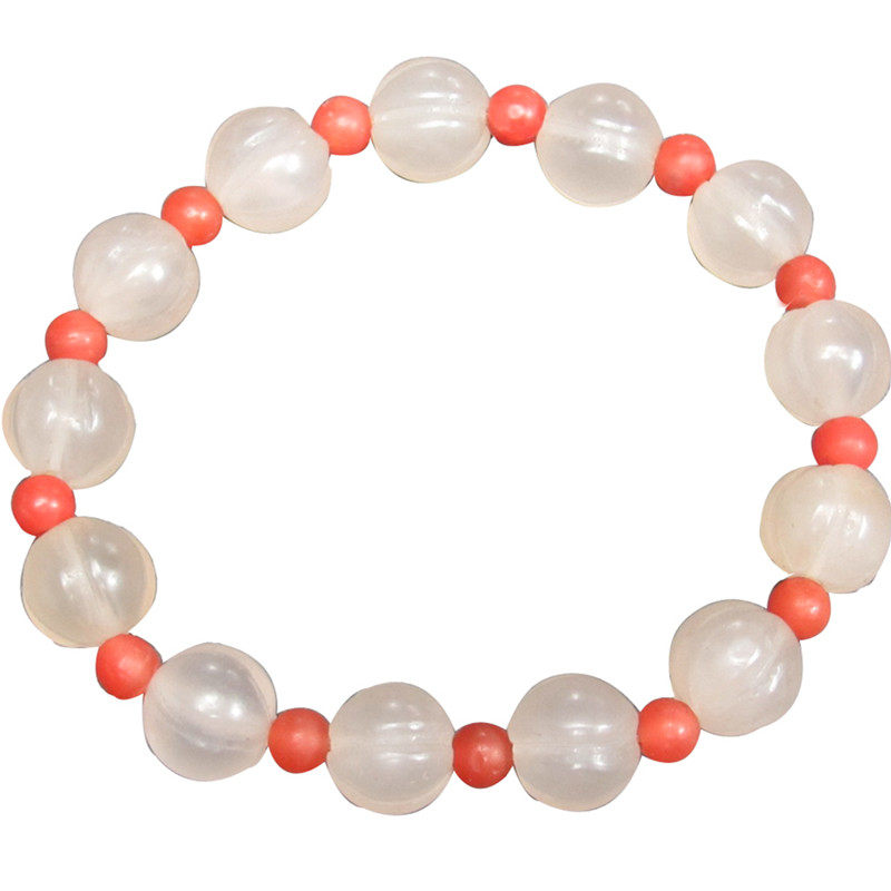 [RUNXIN] 운남 바오산 난홍 마노 호박 구슬 팔찌 열매 냉동 얼음 씨앗 냉동 재료 난홍 팔찌