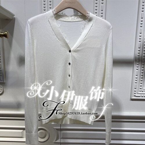 Migaino曼娅奴女装秋新款蕾丝拼