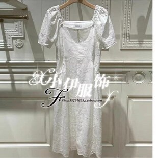 曼娅奴2024年新款 显瘦甜美连衣裙MO22DA188 蕾丝夏装