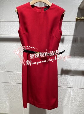 曼娅奴正品2023年新款夏装专柜小个子背心裙显瘦连衣裙MN21DE088