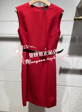 曼娅奴正品2023年新款夏装专柜小个子背心裙显瘦连衣裙MN21DE088