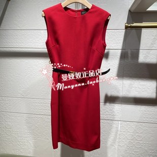曼娅奴正品2023年新款夏装专柜小个子背心裙显瘦连衣裙MN21DE088