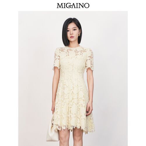 Migaino曼娅奴2026春新款优雅绣