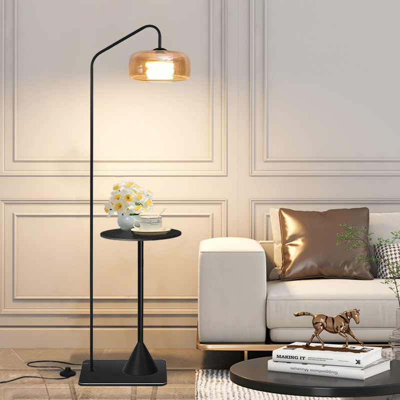 意式极简茶几高级感钓鱼灯落地灯