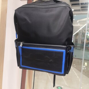 依文正品诺丁山高档商务休闲旅游学生爆款蓝黑色背提包专柜1480元