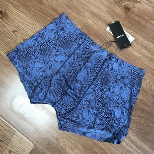 依文男士锦纶氨纶丝滑面料蓝色平角内裤裤衩子睡裤睡衣专柜168元