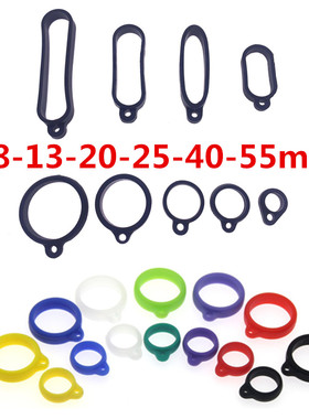 8mm13mm吊环水壶扣挂绳硅胶挂环挂圈 硅胶扣眼助听器挂环挂钩器