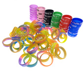 适用75派跳绳防滑硅胶圈鱼竿防滑圈路亚竿手把装 饰圈夜光球拍手胶