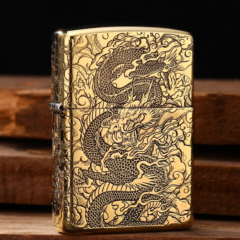 zippo盔甲男士收藏礼品打火机