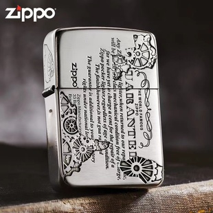 打火机zippo正版原装 纯银复刻1941说明书贴章封条 男士收藏礼品